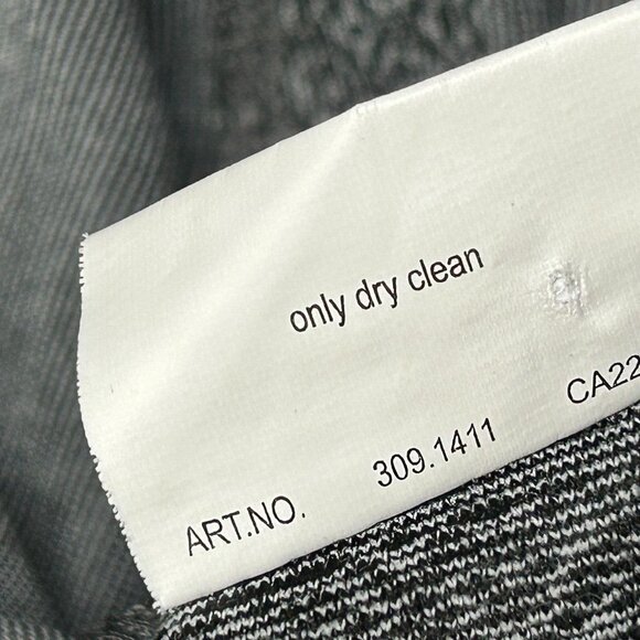 São Paulo Women’s Sweater Dark Gray Ruffle Collar Cardigan Size 10 Casual - Picture 5 of 9